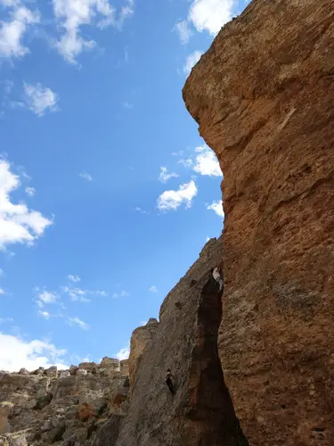 Le canyon secteur de couennes, ou cela grimpe (presque) partout lors du séjour Escalade grande voie en Turquie