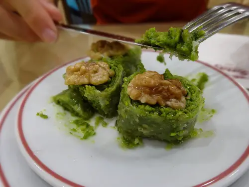 Ya bon pistache ! lors du séjour escalade grande voie en Turquie