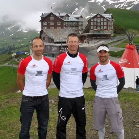 Avec les autres Français Finisher au SWISSMAN XTREME TRIATHLON