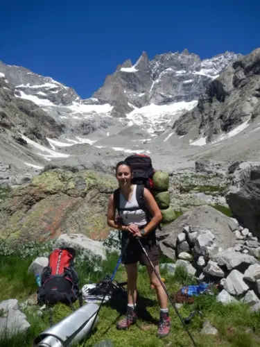 Arrivée à l'hôtel " Bivouac 1000 etoiles" au pied de la Meije près de La Bérarde