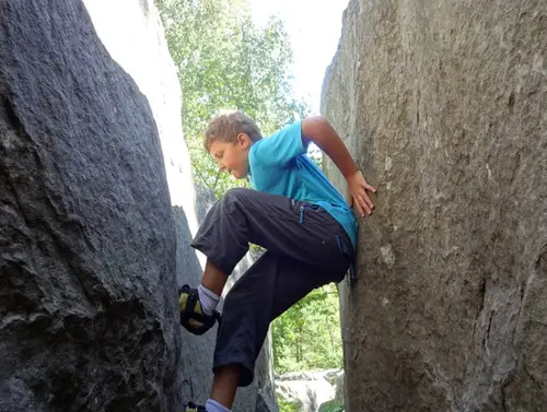 bloc en foret de fontainebleau