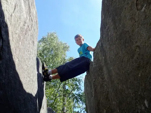 bloc en foret de fontainebleau