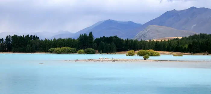 paysage de la traversée de la Nouvelle Zélande