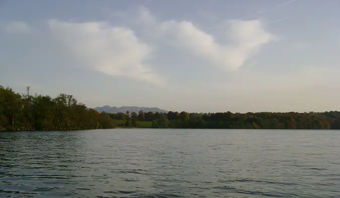 Paysage au Réservoir lac de la landie