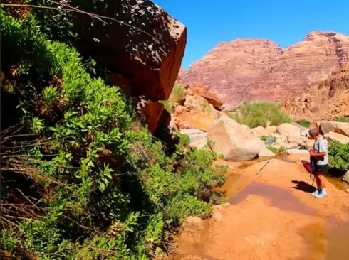 escalade en Jordanie