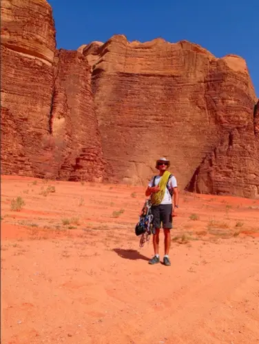 escalade en Jordanie