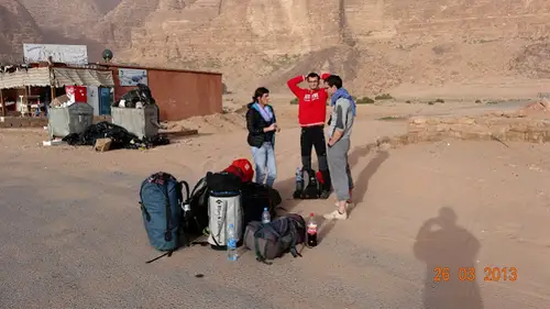 escalade en Jordanie