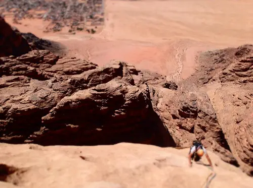 escalade en Jordanie