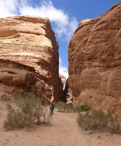 Iglakhat canyon escalade en Jordanie