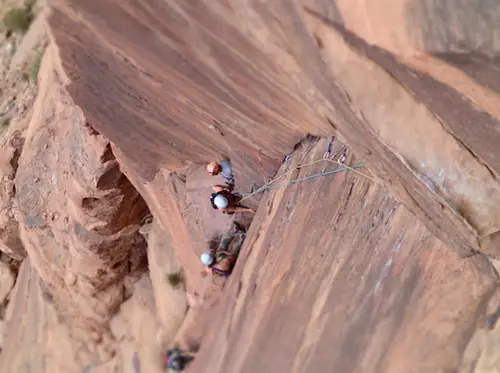 escalade en Jordanie