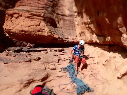 escalade en Jordanie