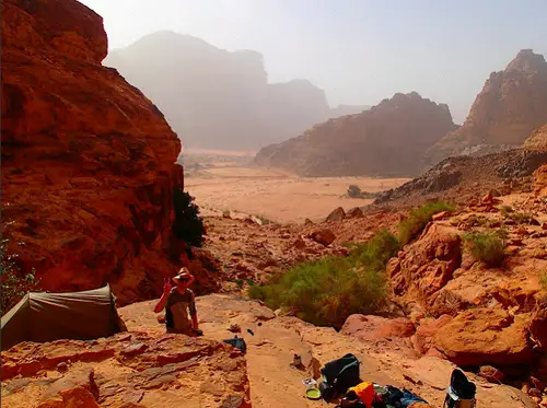 escalade en Jordanie