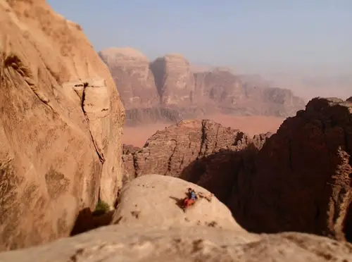 escalade en Jordanie