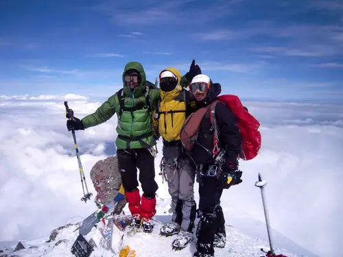 ascension du mont elbrouz par la voie normale en russie